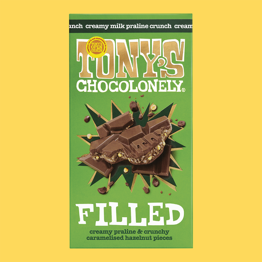 Tony's Chocolonely Filled Praline Crunch