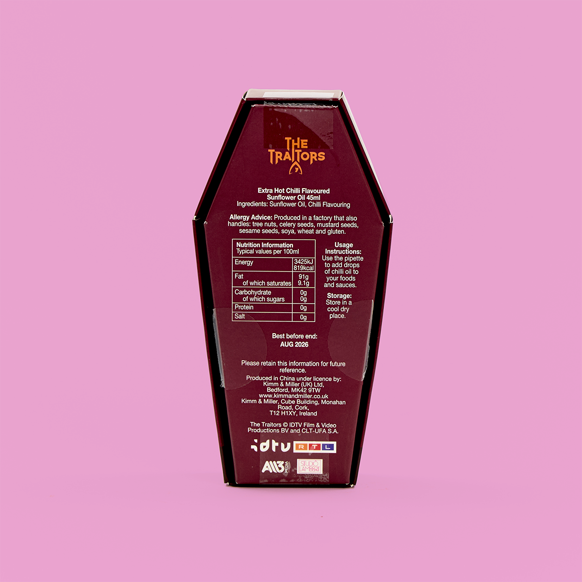 The Traitors Chilli Oil