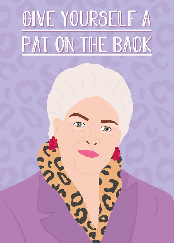 Give Yourself A Pat On The Back Card
