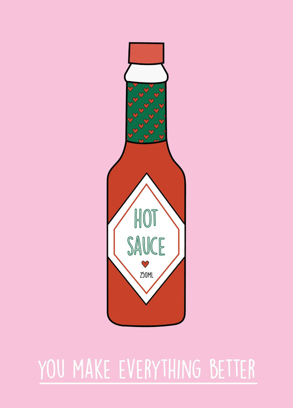 Hot Sauce Card