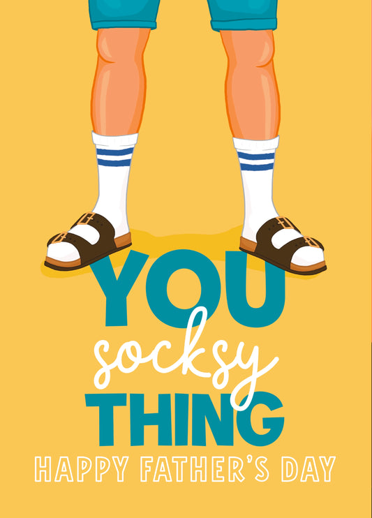 Happy Father's Day You Socksy Thing Card