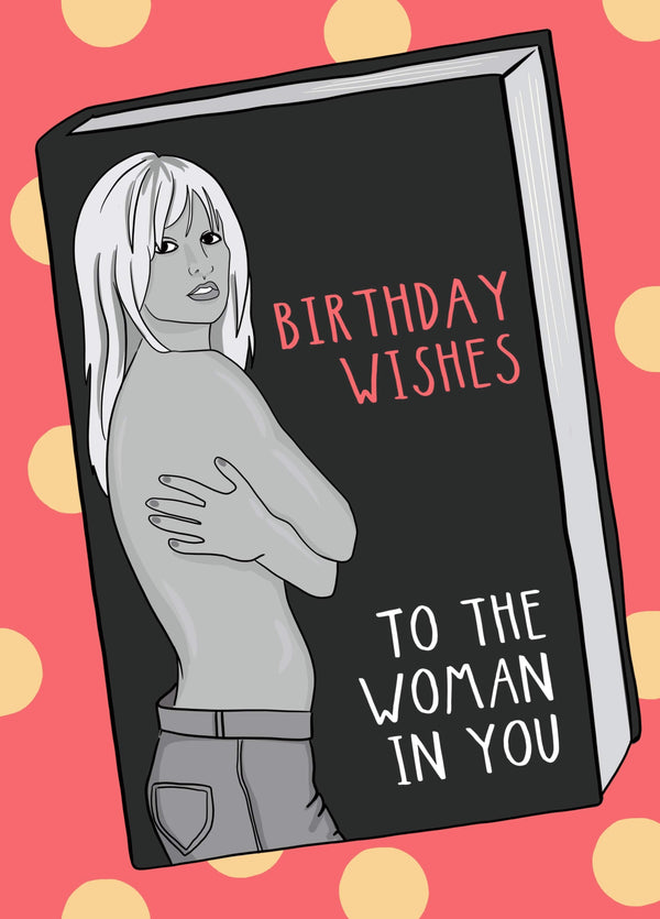 Britney Spears Memoir Parody Card