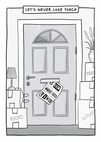 Funny New Home Card - I Know Where You Live