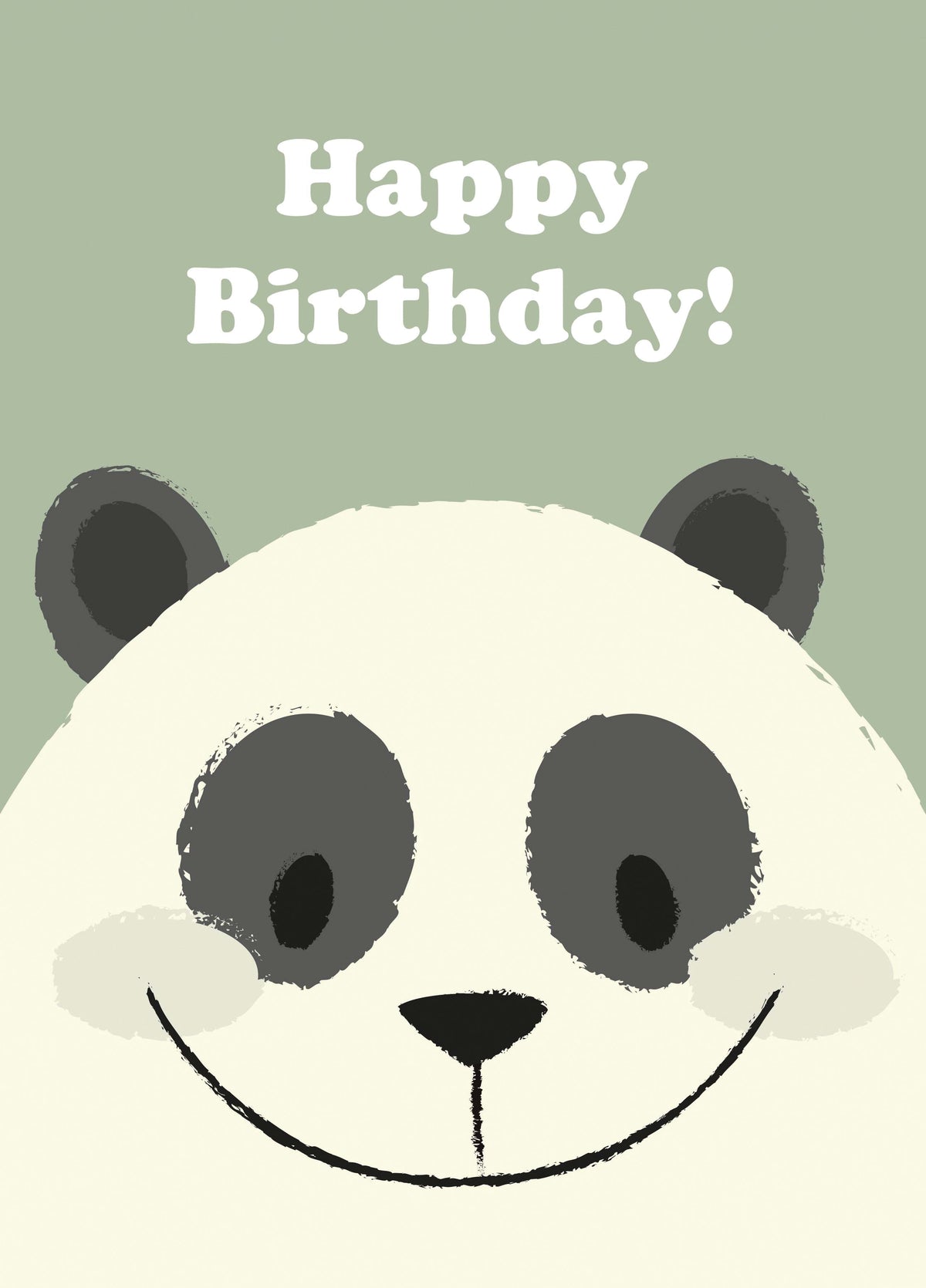 Happy Birthday Panda Card