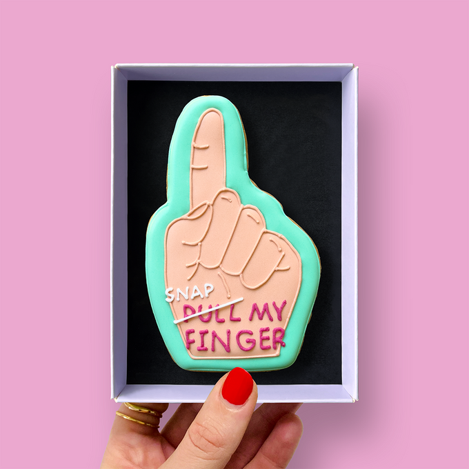 Snap My Finger Dad Joke Biscuit