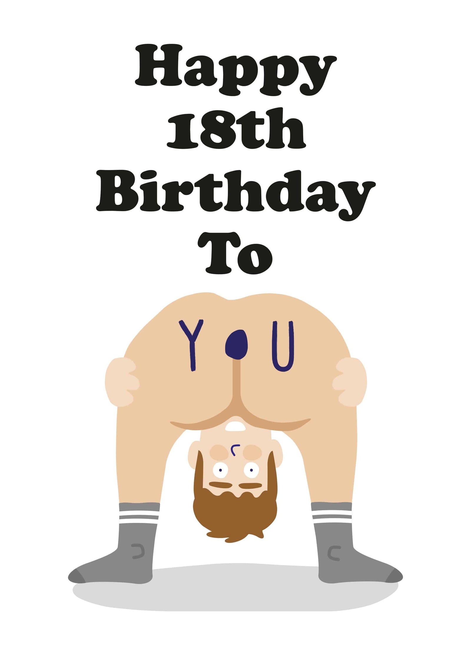 Happy 18th Birthday To You Card