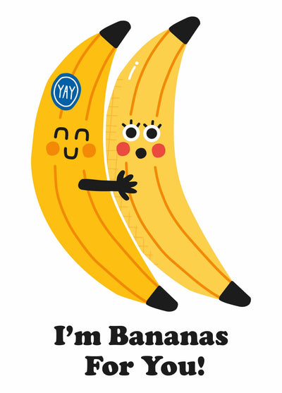 Bananas For You Card