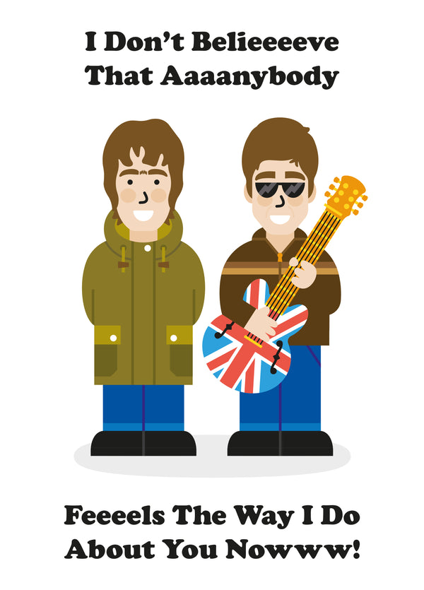 Oasis Valentines Card Wonderwall