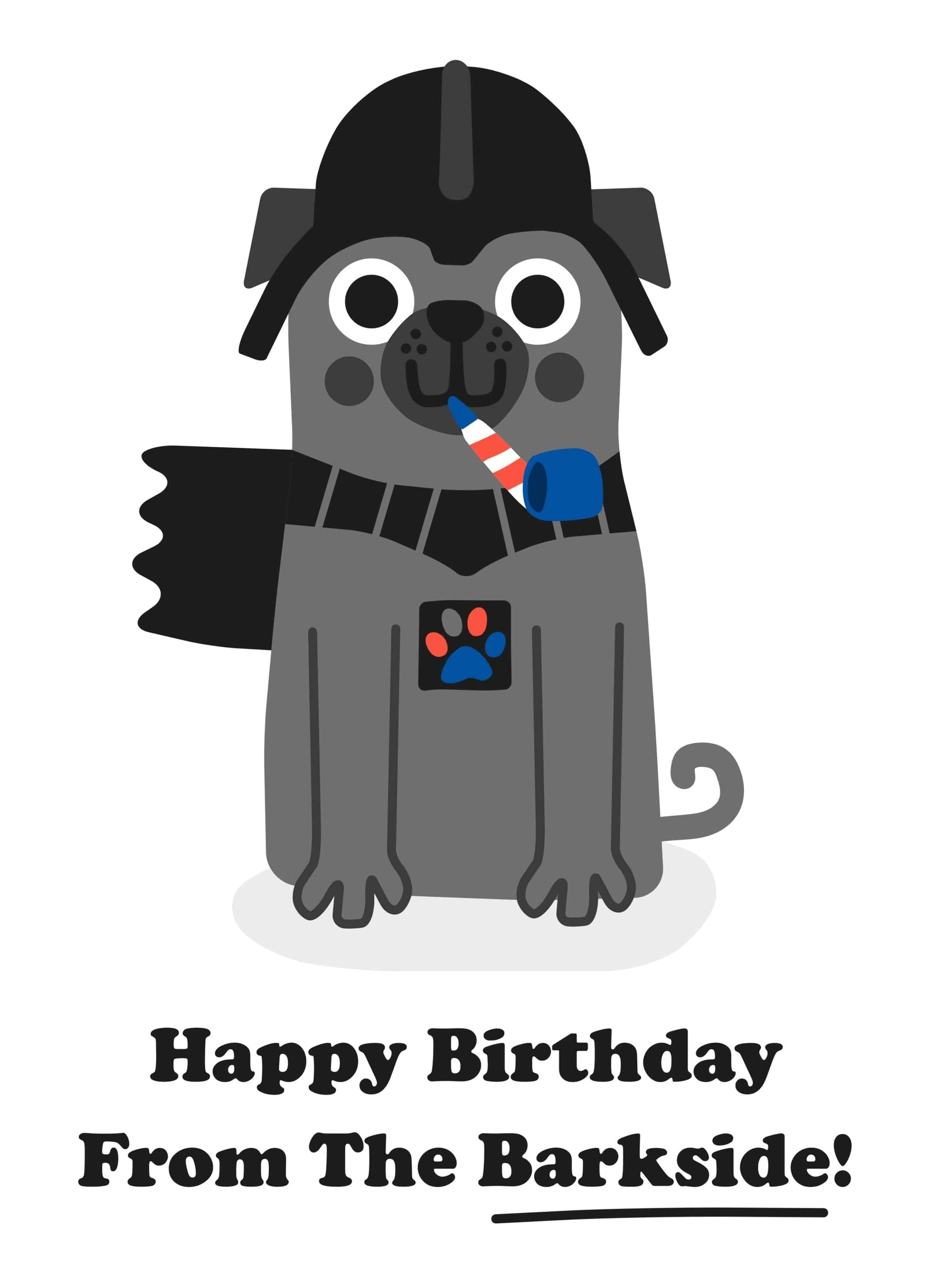 Happy Birthday From The Barkside! Card