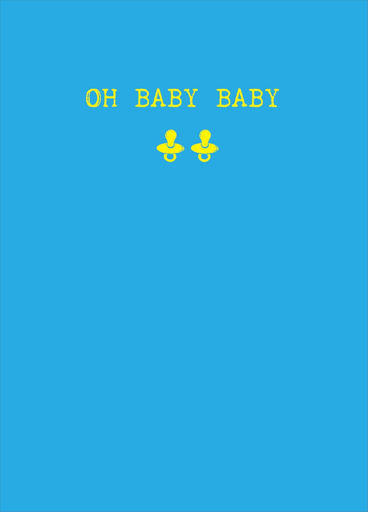 Oh Baby Baby Card