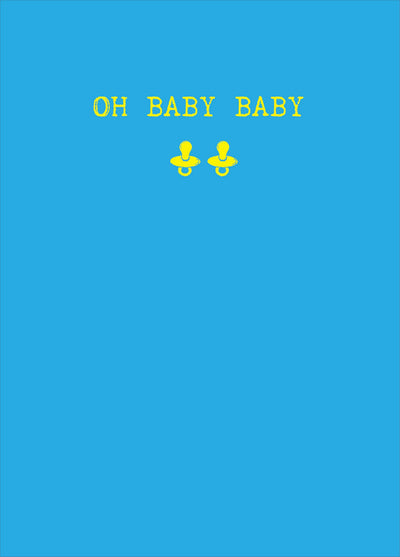 Oh Baby Baby Card