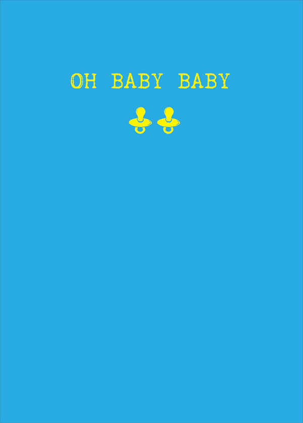 Oh Baby Baby Card
