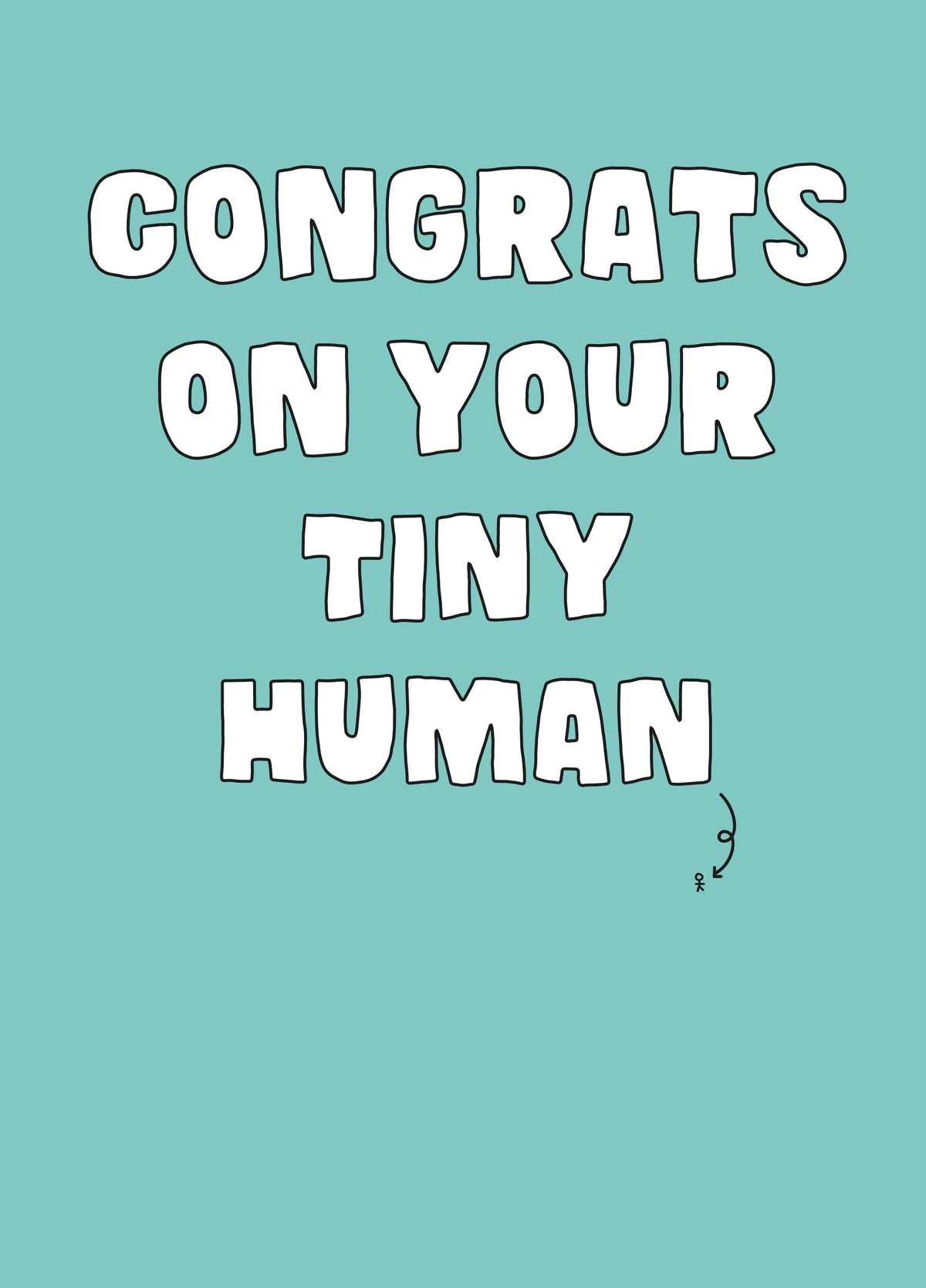 Congrats On Your Tiny Human Card