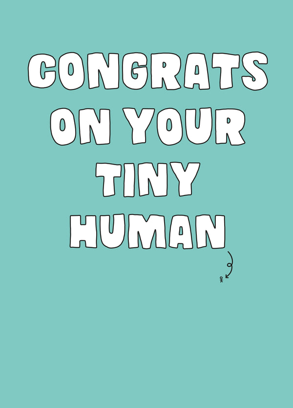 Congrats On Your Tiny Human Card