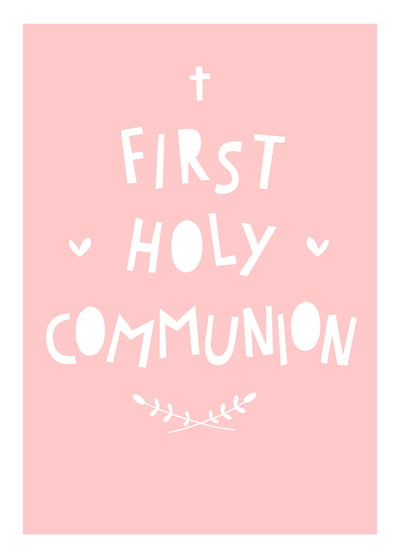 First Holy Communion Card