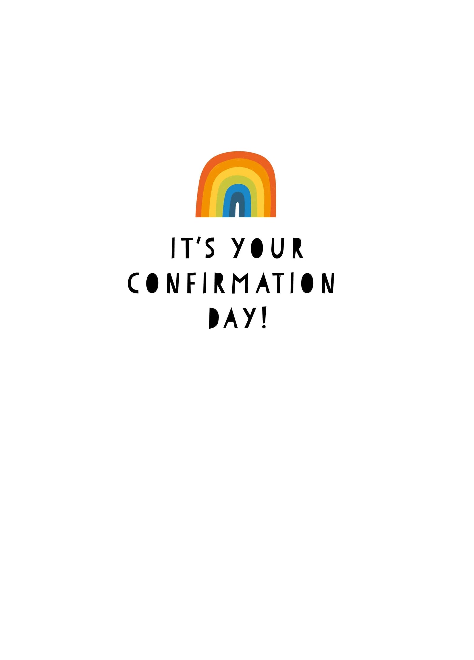 Confirmation Day Card