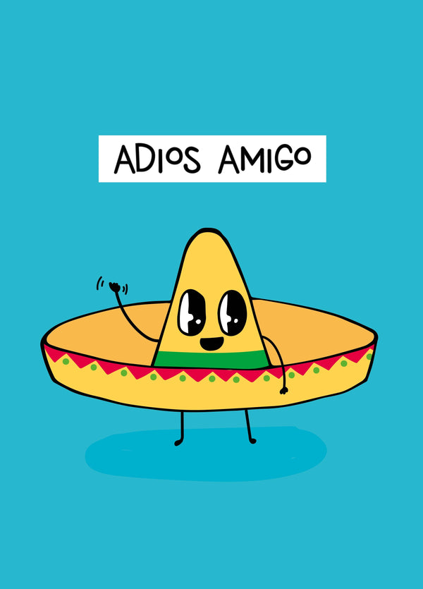 Adios Amigo Card