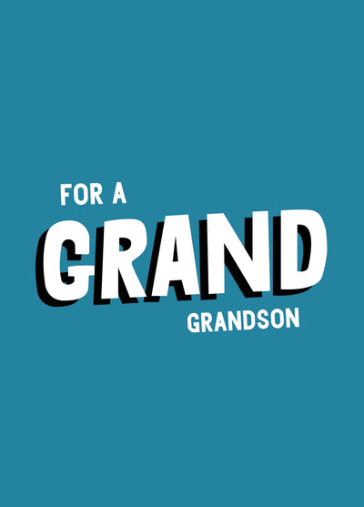 For A Grand Grandson Birthday Card