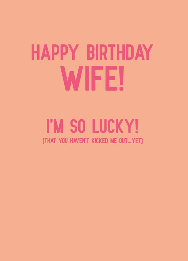 Happy Birthday Wife Card