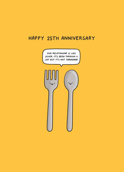 Our Relationship Is Like Silver Card