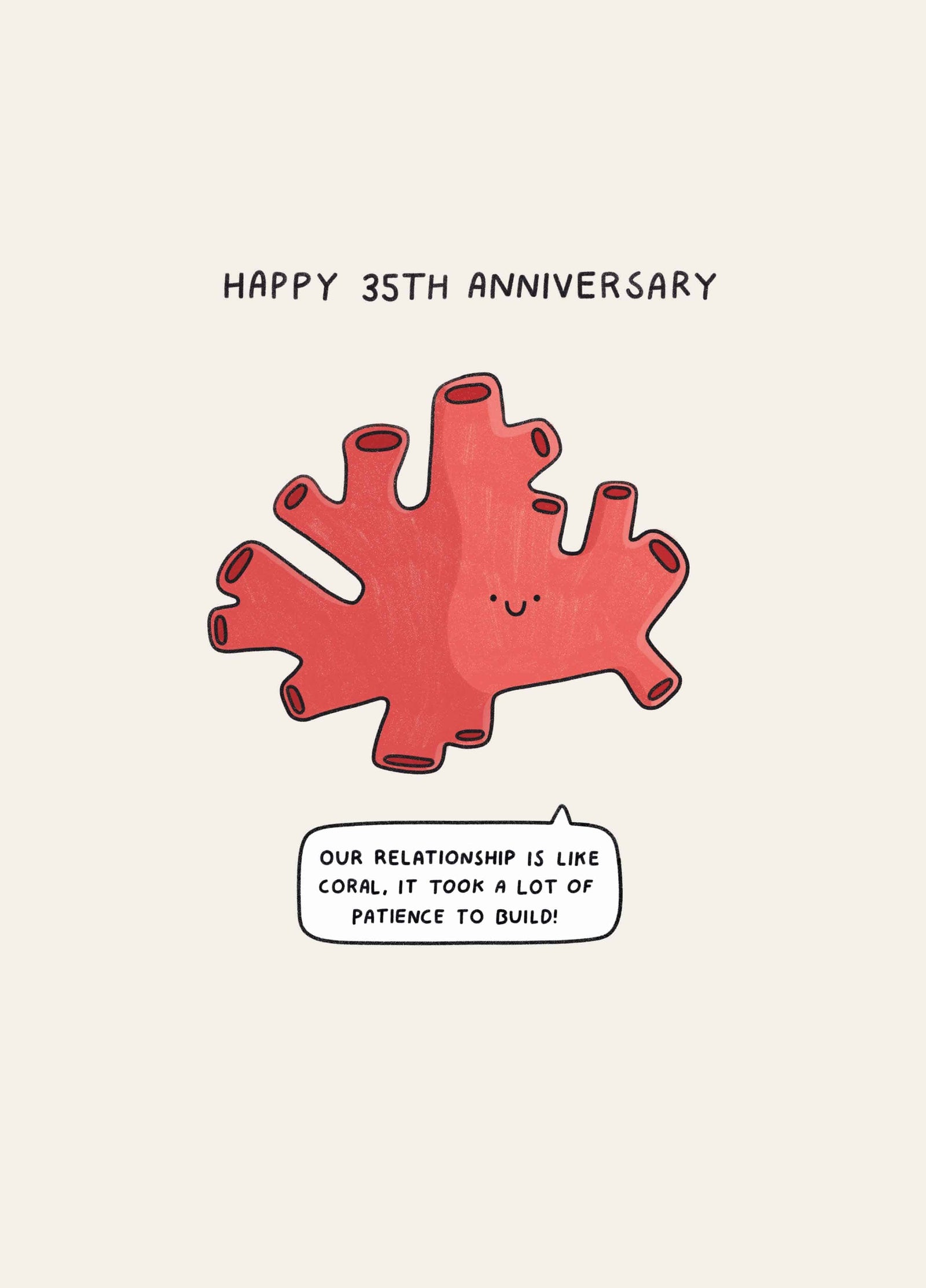 Our Relationship Is Like Coral Card