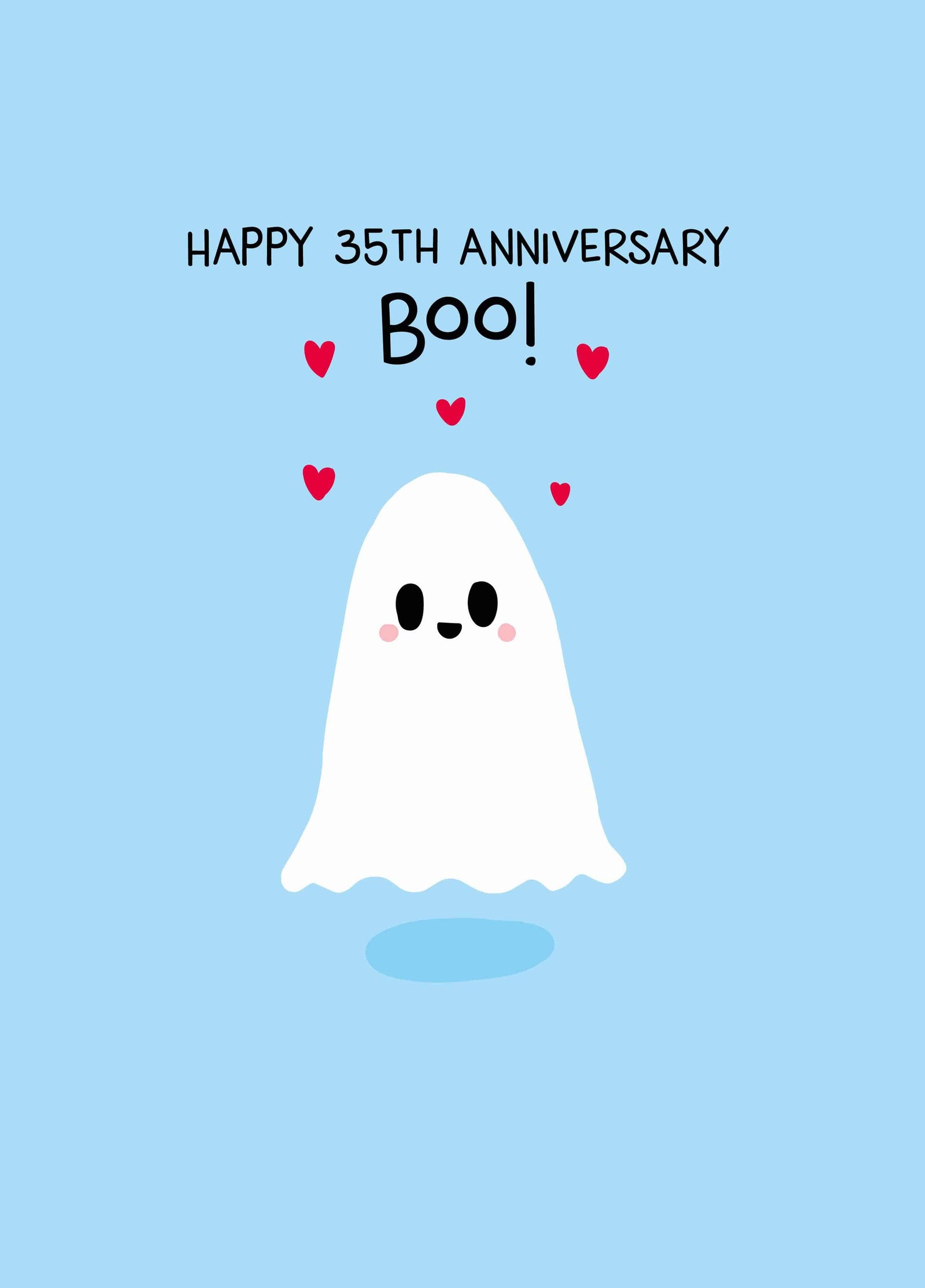 Happy Thirty Fifth Anniversary Card