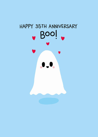 Happy Thirty Fifth Anniversary Card