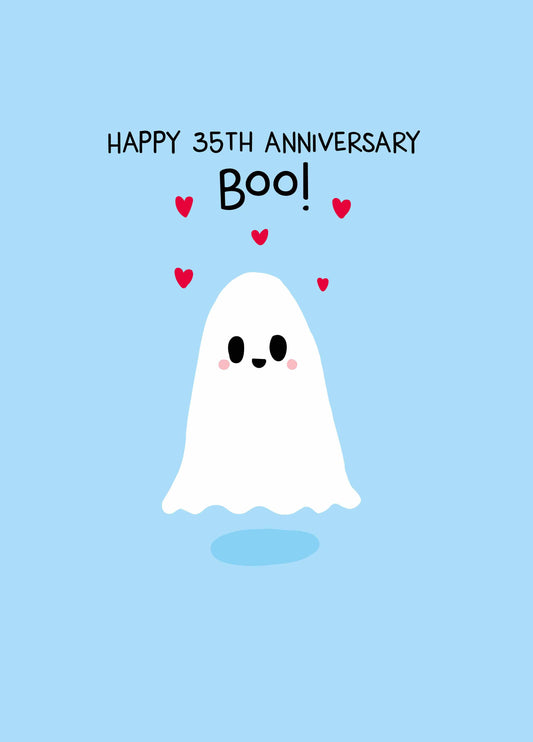 Happy Thirty Fifth Anniversary Card
