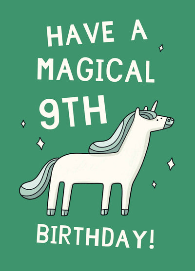 Have A Magical 9th Birthday Card