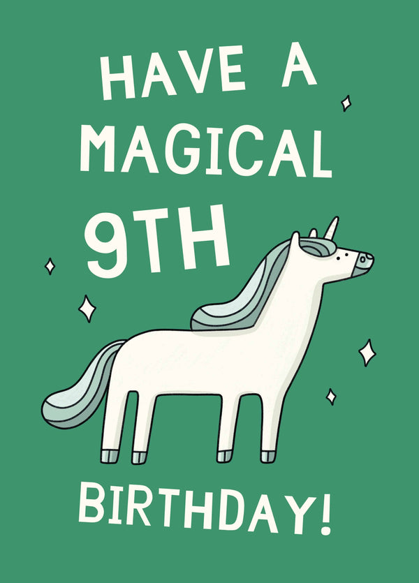 Have A Magical 9th Birthday Card