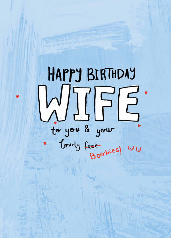 Happy Birthday Wife Card