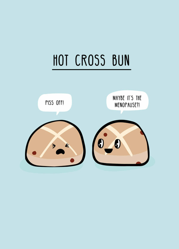 Hot Cross Buns Card