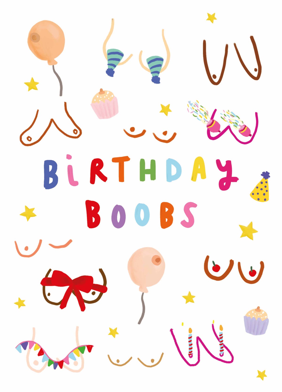 Birthday Boobs Card