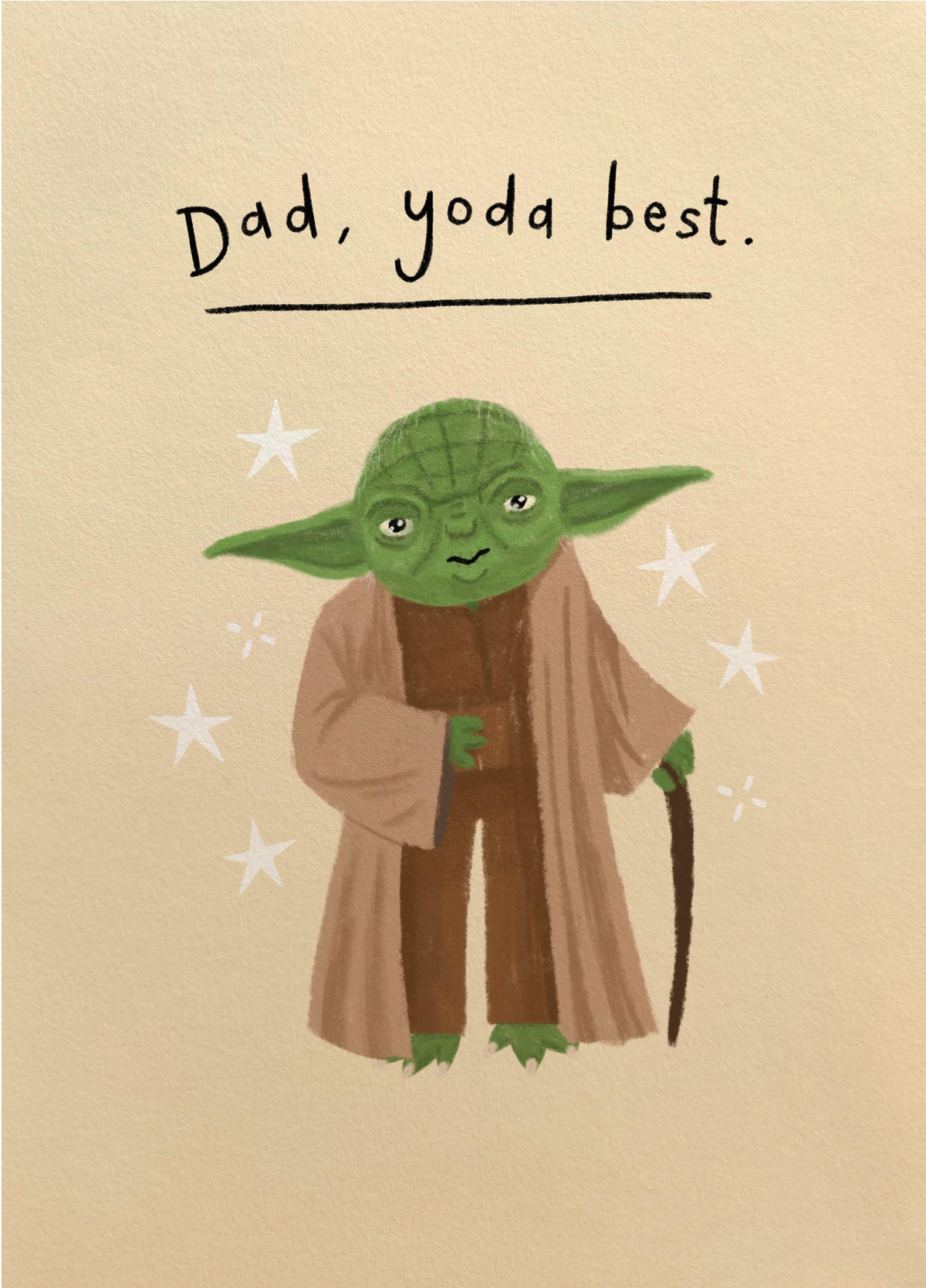 Yoda Best Father's Day Card