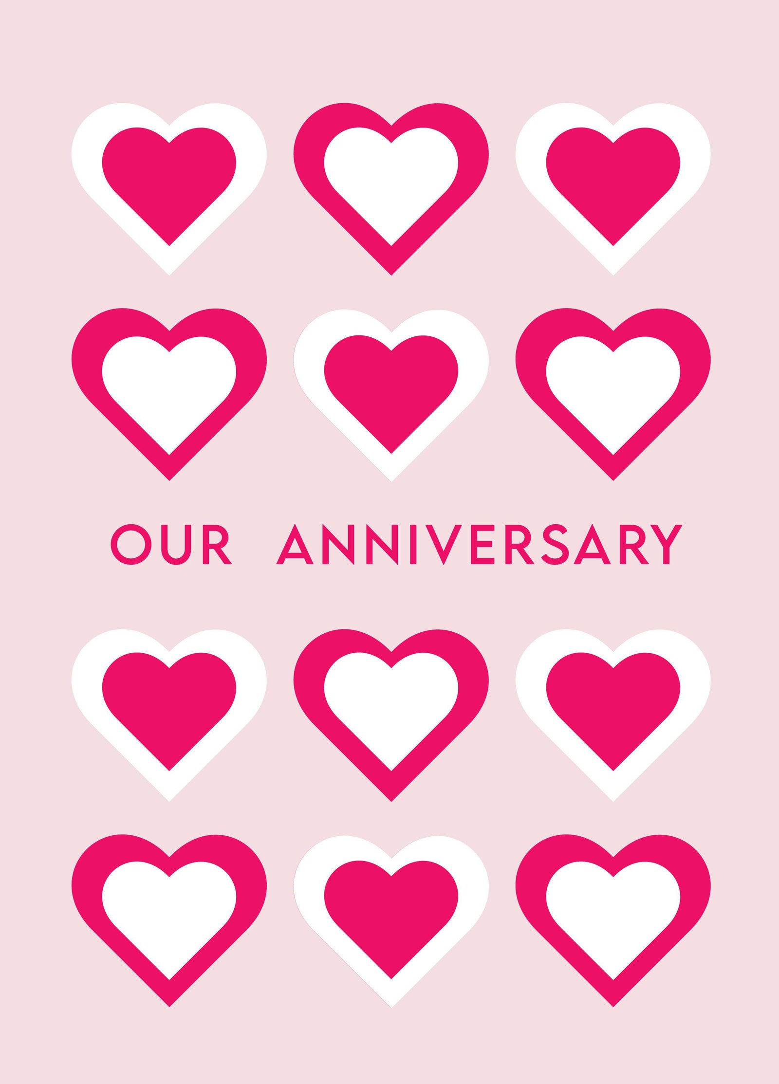 Hearts Anniversary Card