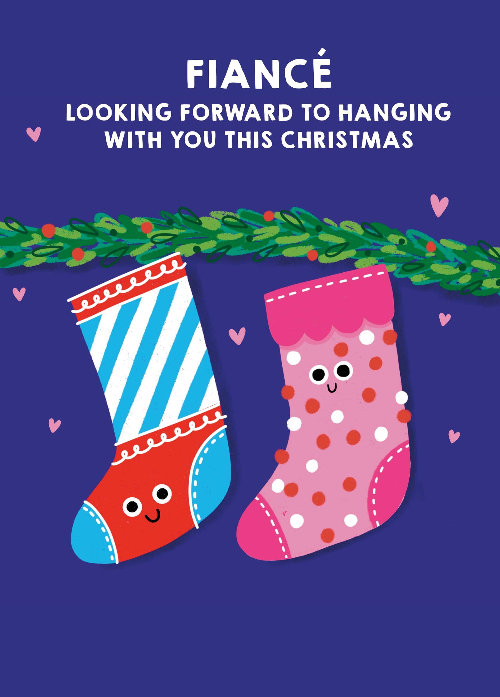 Fiance Hanging With You Christmas Card