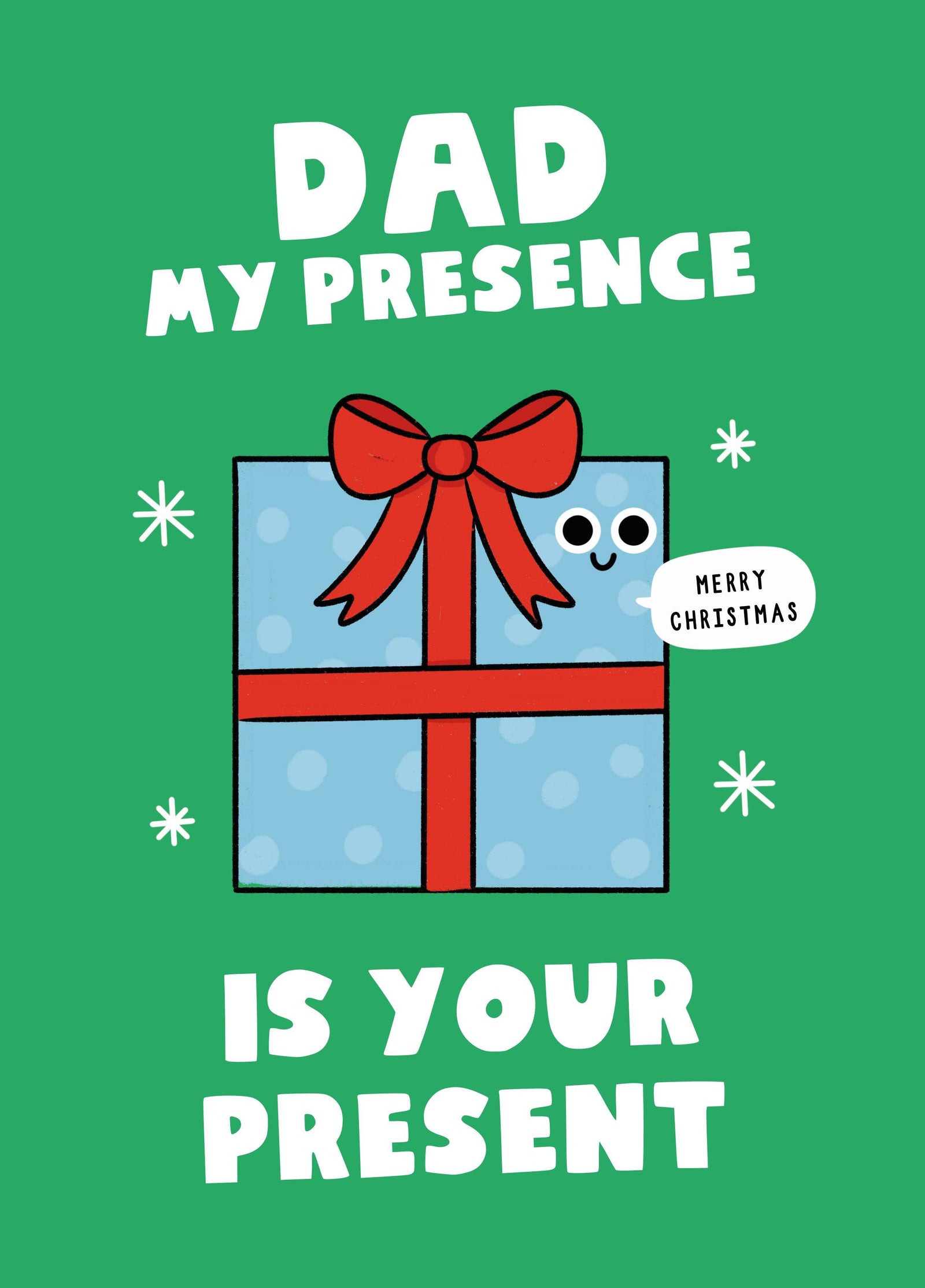 Dad Your Present Christmas Card