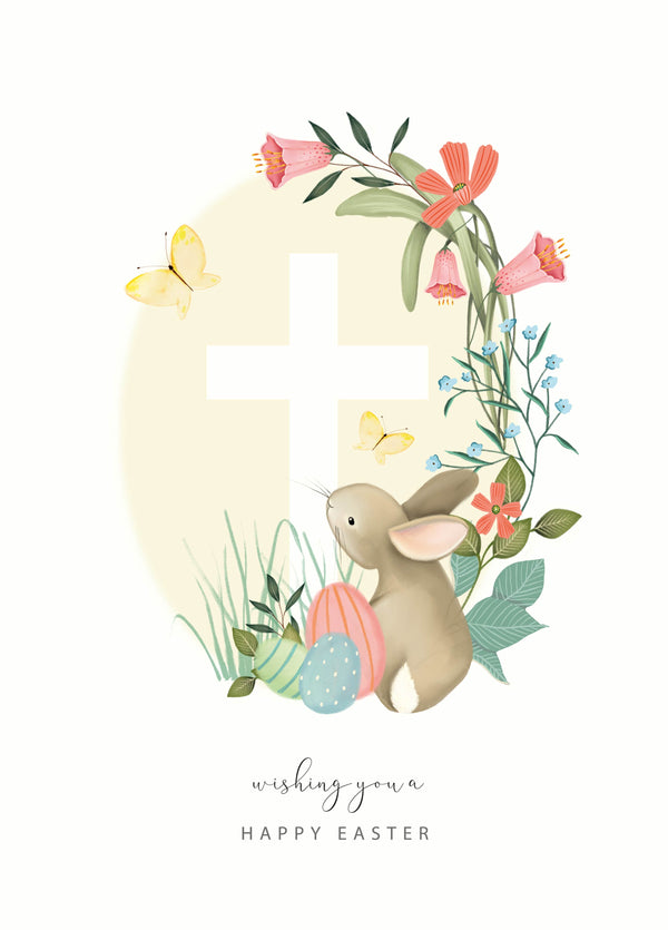 Traditional Bunny Easter Card