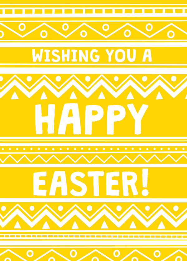 Happy Easter Pattern Card