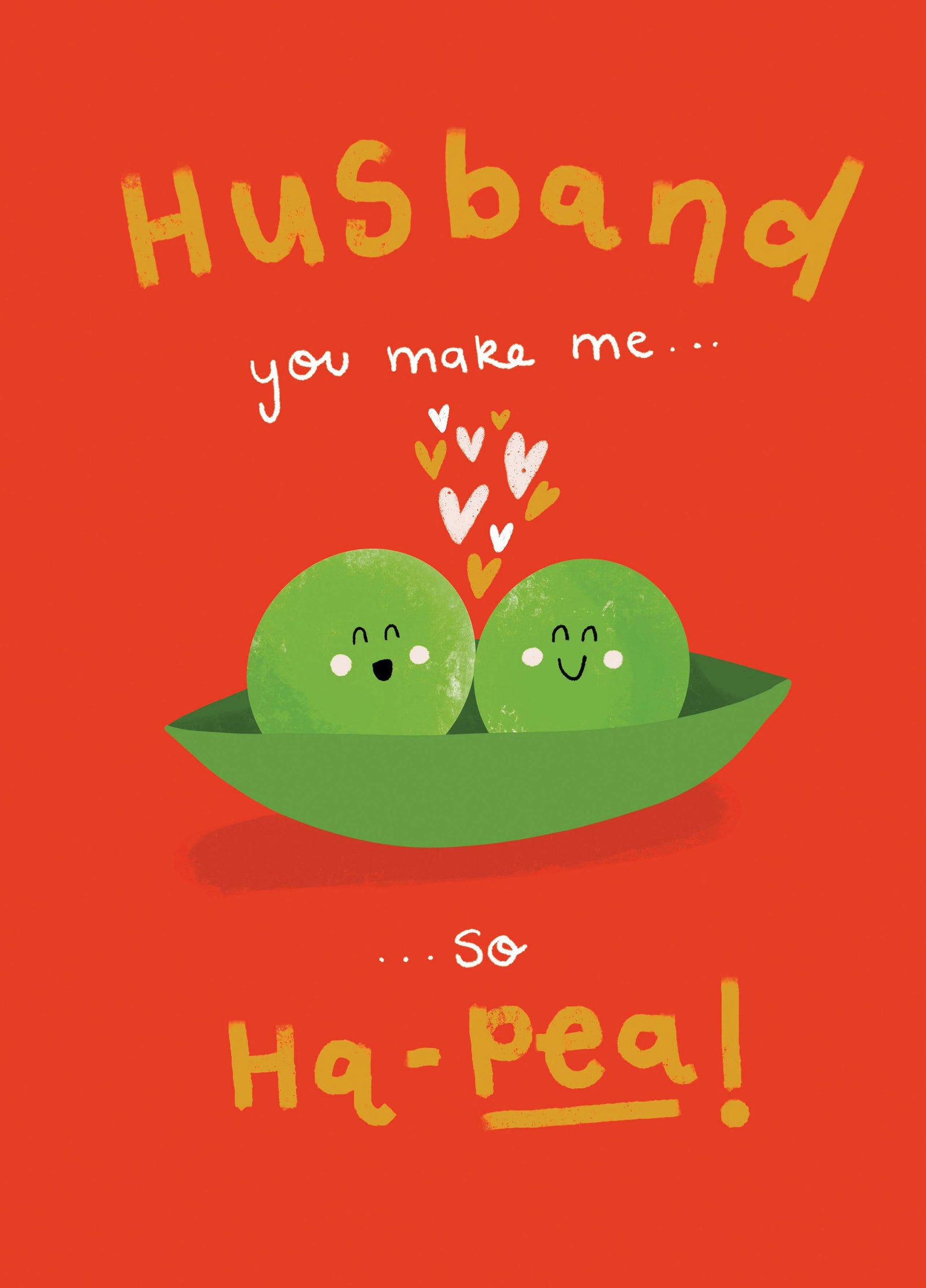 Husband Ha-Pea Valentine's Card