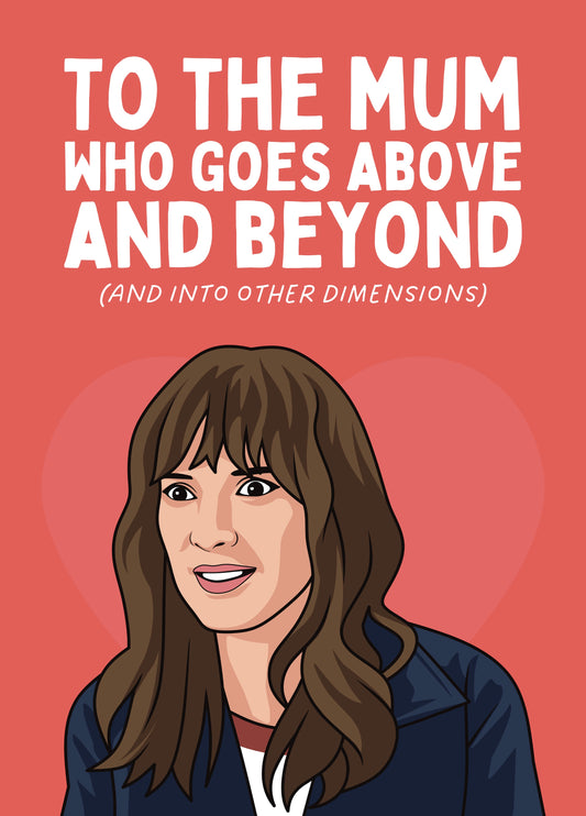 Funny Joyce Byers Mother’s Day Card - Above And Beyond Mum