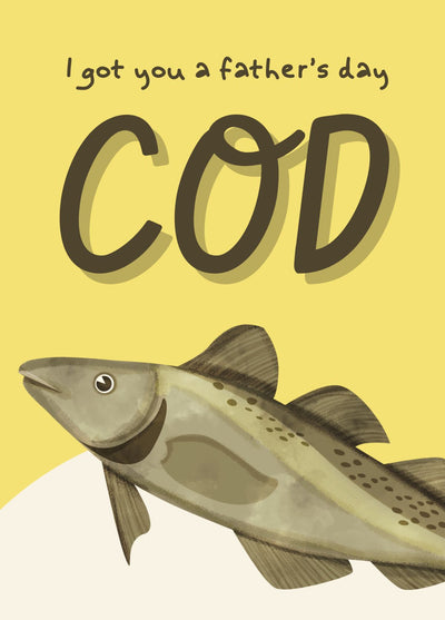 Funny Father’s Day Card - I Got You A Father’s Day Cod