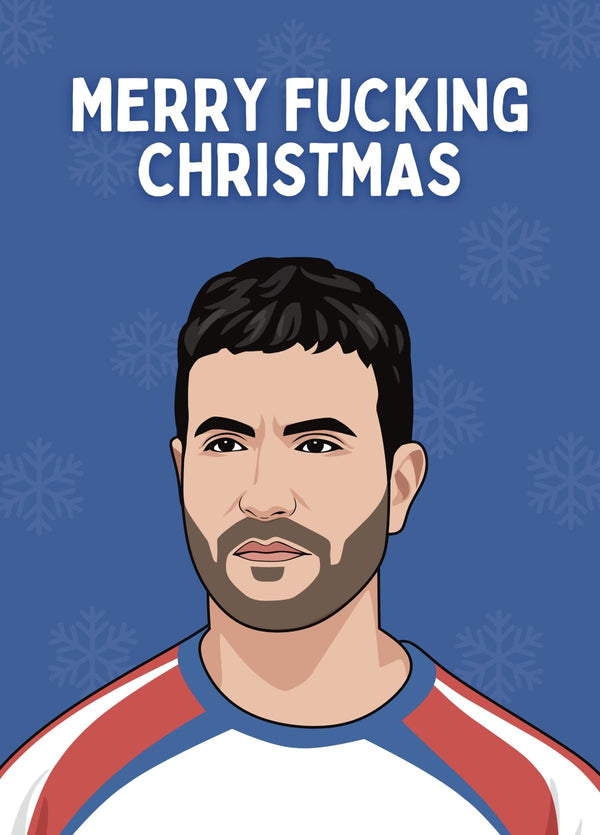 Funny Roy Kent Merry Christmas Card - Ted Lasso