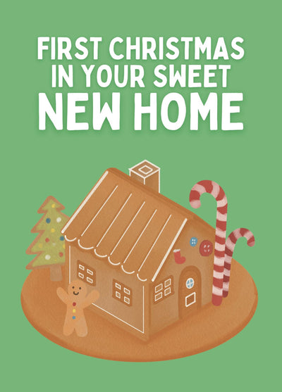 First Christmas In Your Sweet New Home Card