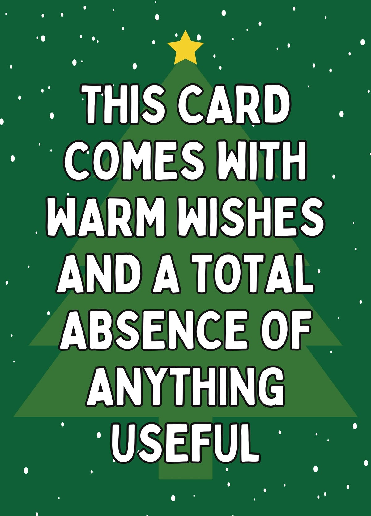 Warm Wishes Christmas Card