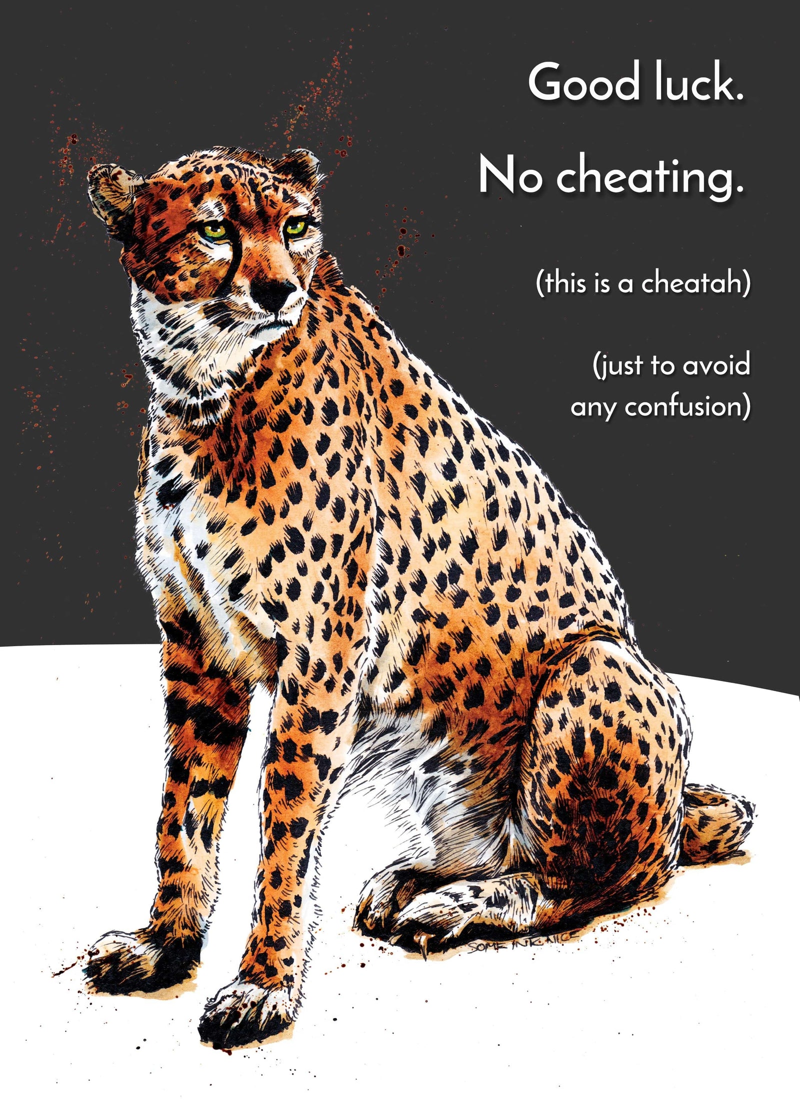 No Cheating Card