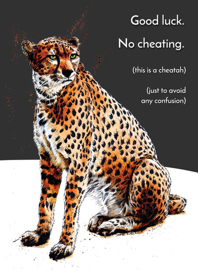 No Cheating Card
