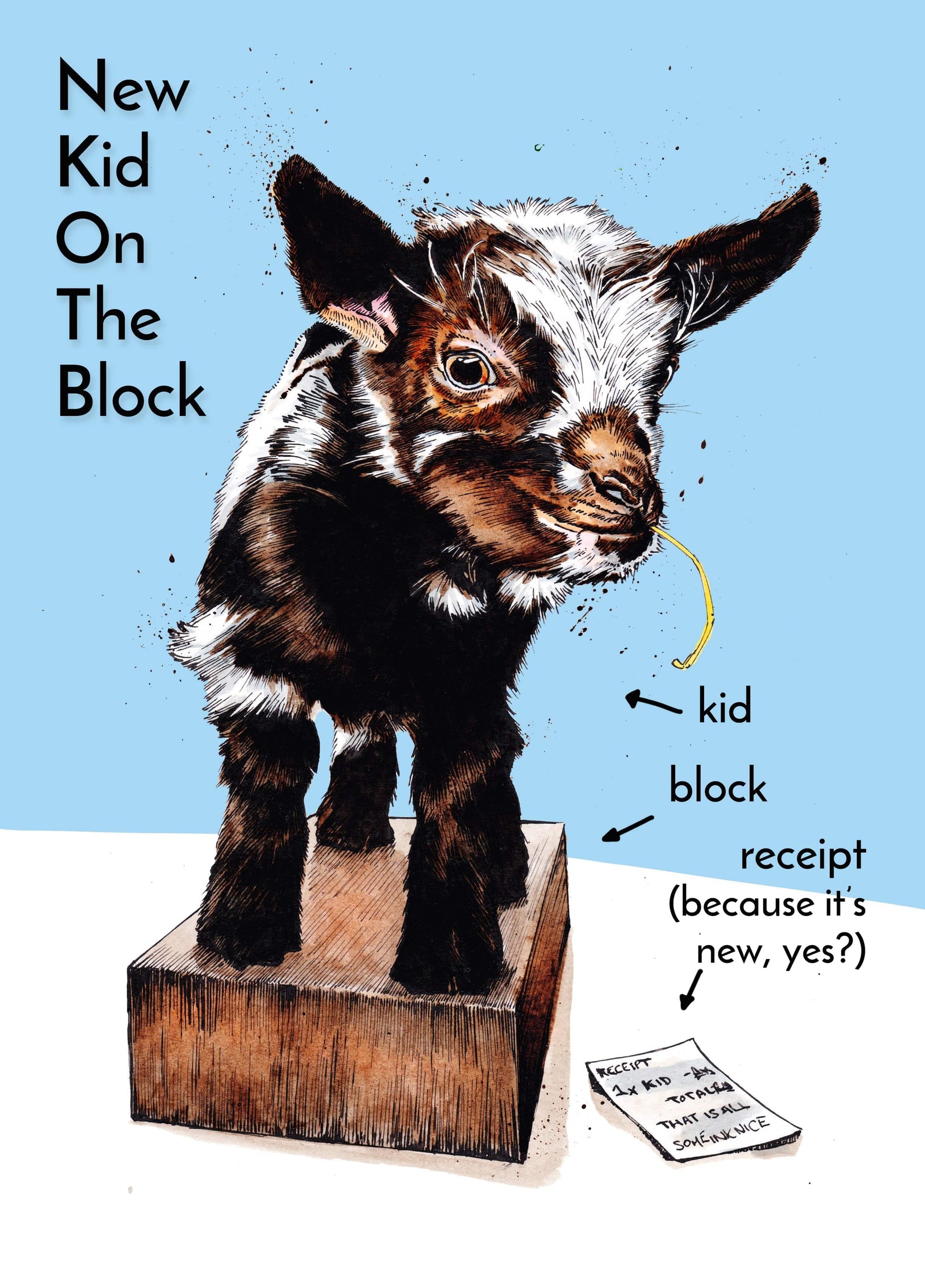 New Kid On The Block Card