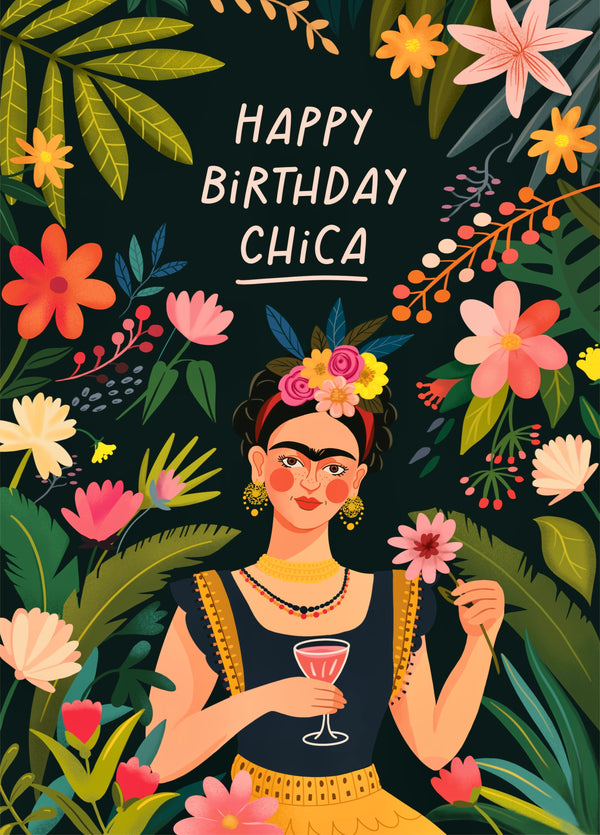 Frida And Flowers