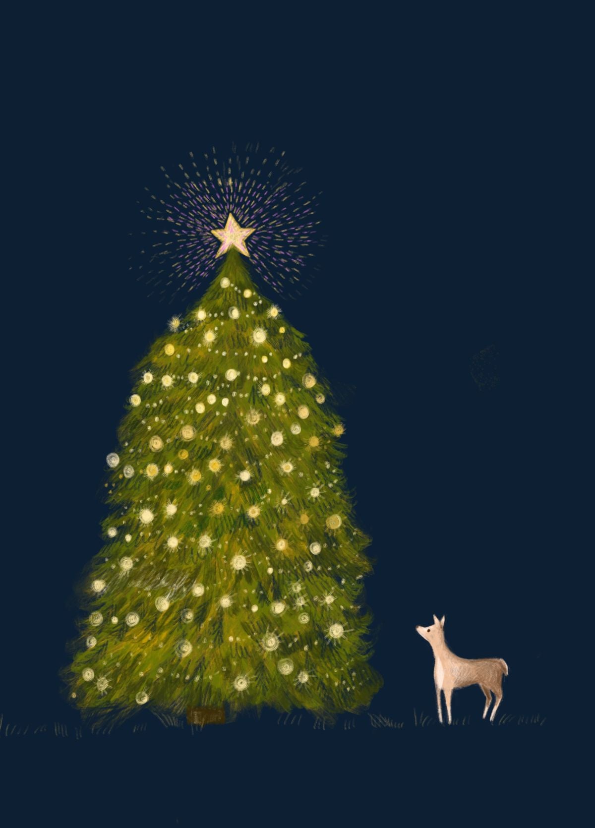 Oh Deer Christmas Tree By Sarah Lovell